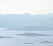 Вид на остров Корчула. Хорватия.